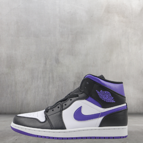 Air Jordan 1 Mid Court Purple - Choks Exclusive