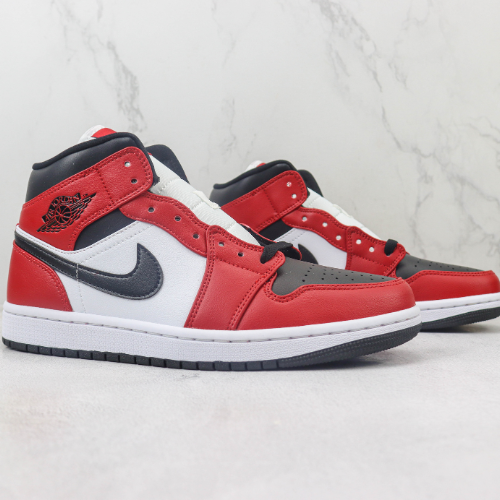 Air Jordan 1 Mid Black Toe - Choks Exclusive