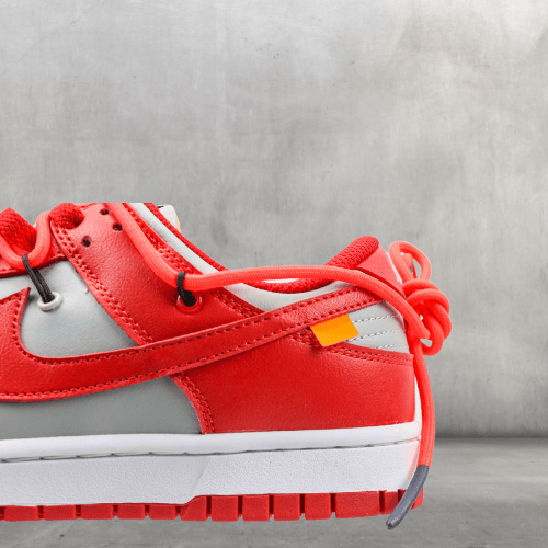 Nike Dunk Low Off-White Red - Choks Exclusive