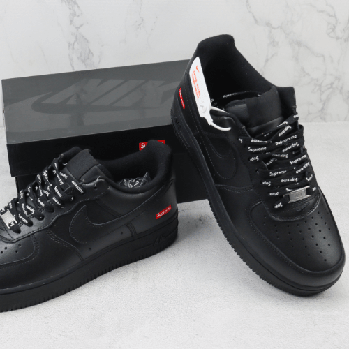 Supreme x Air Force 1 Preto - Choks Exclusive