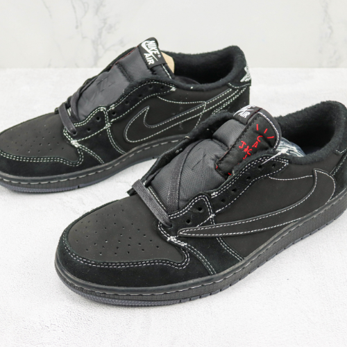 Travis Scott x Air Jordan 1 Low Black Phantom - Choks Exclusive