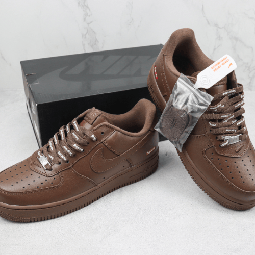 Nike Air Force 1 Supreme Baroque Brown - Choks Exclusive