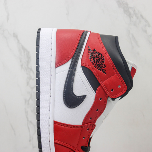 Air Jordan 1 Mid Black Toe - Choks Exclusive