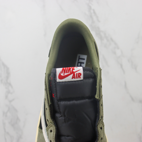 Travis Scott x Air Jordan 1 Black Olive - Choks Exclusive