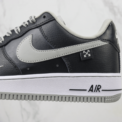 Off-White x Air Force 1 Black Gray - Choks Exclusive