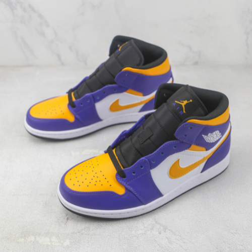 Air Jordan 1 Mid La Lakers - Choks Exclusive