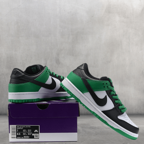 Nike SB Dunk Low Pro Classic Green - Choks Exclusive