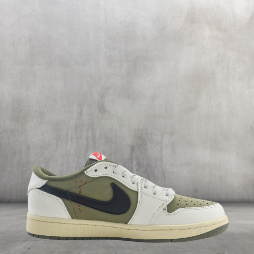 Travis Scott x Air Jordan 1 Low Olive - Choks Exclusive