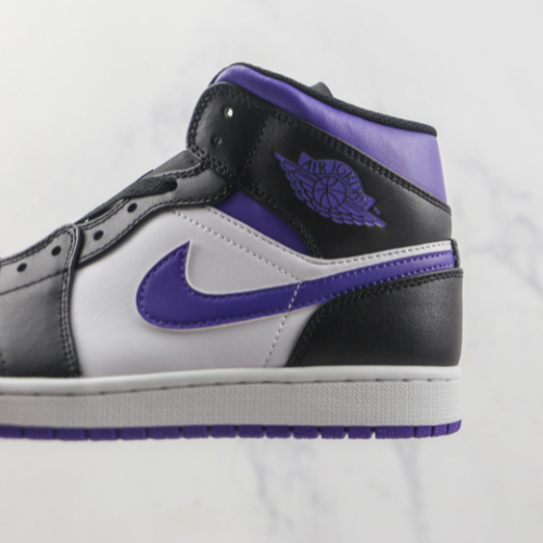 Air Jordan 1 Mid Court Purple - Choks Exclusive