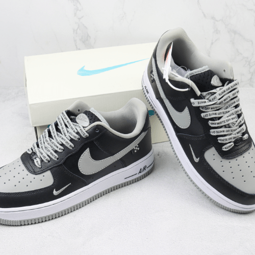 Off-White x Air Force 1 Black Gray - Choks Exclusive