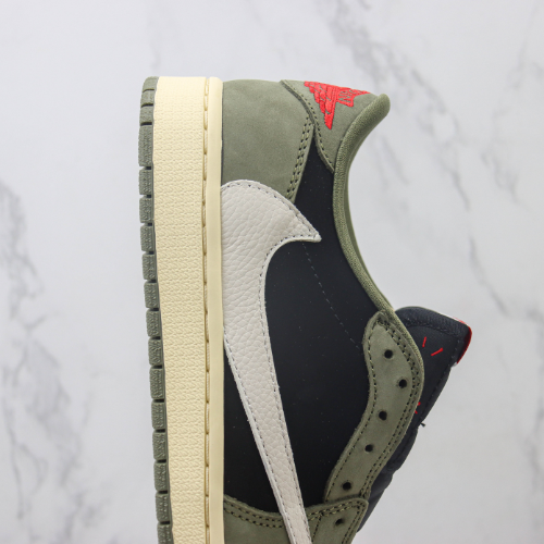 Travis Scott x Air Jordan 1 Black Olive - Choks Exclusive