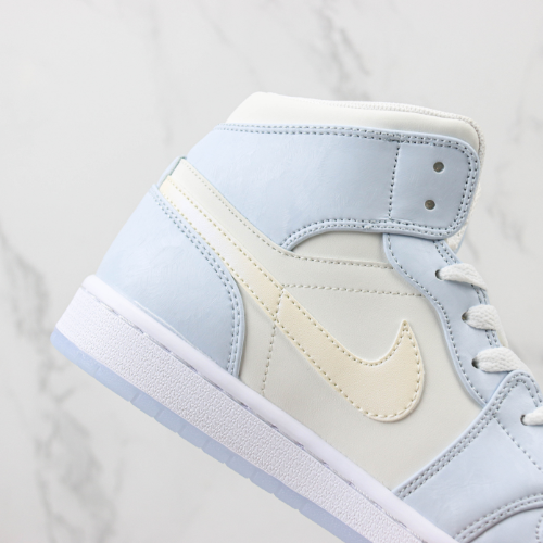 Air Jordan 1 Mid Ice Blue - Choks Exclusive