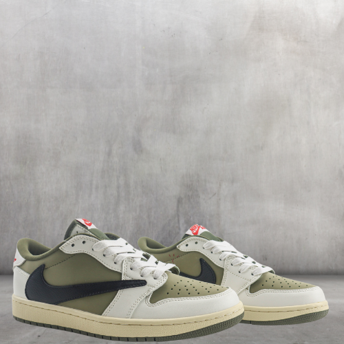 Travis Scott x Air Jordan 1 Low Olive - Choks Exclusive