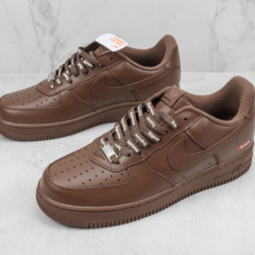 Nike Air Force 1 Supreme Baroque Brown - Choks Exclusive